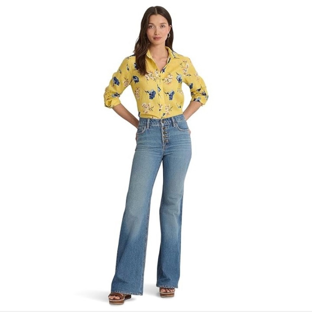 Ralph Lauren High Rise Flare Leg Jeans